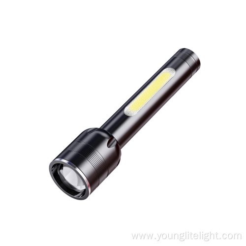 2021 Aluminum USB Rechargeable High Power Flashlight Torch